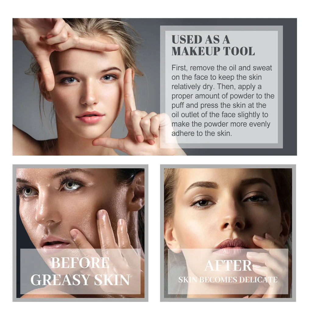 Compact finishing powder in Natural Beige, Pure Beige and Classic Ivory shades, 8g net content