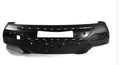 Black plastic automotive replacement bumper panel for car repair with ABS plastic construction