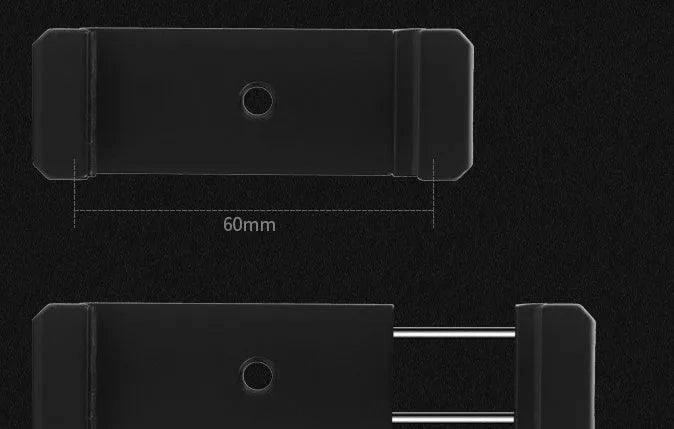 Aluminium alloy handheld bracket for mounting Apple iPhone on table top tripod
