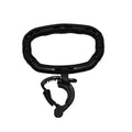 Adjustable weight fitness camp kettlebell handle in PP material, Black colour, size 21x19cm