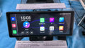 1026-inch car GPS navigator with dual camera touch screen Carplay front recording black PC PVC