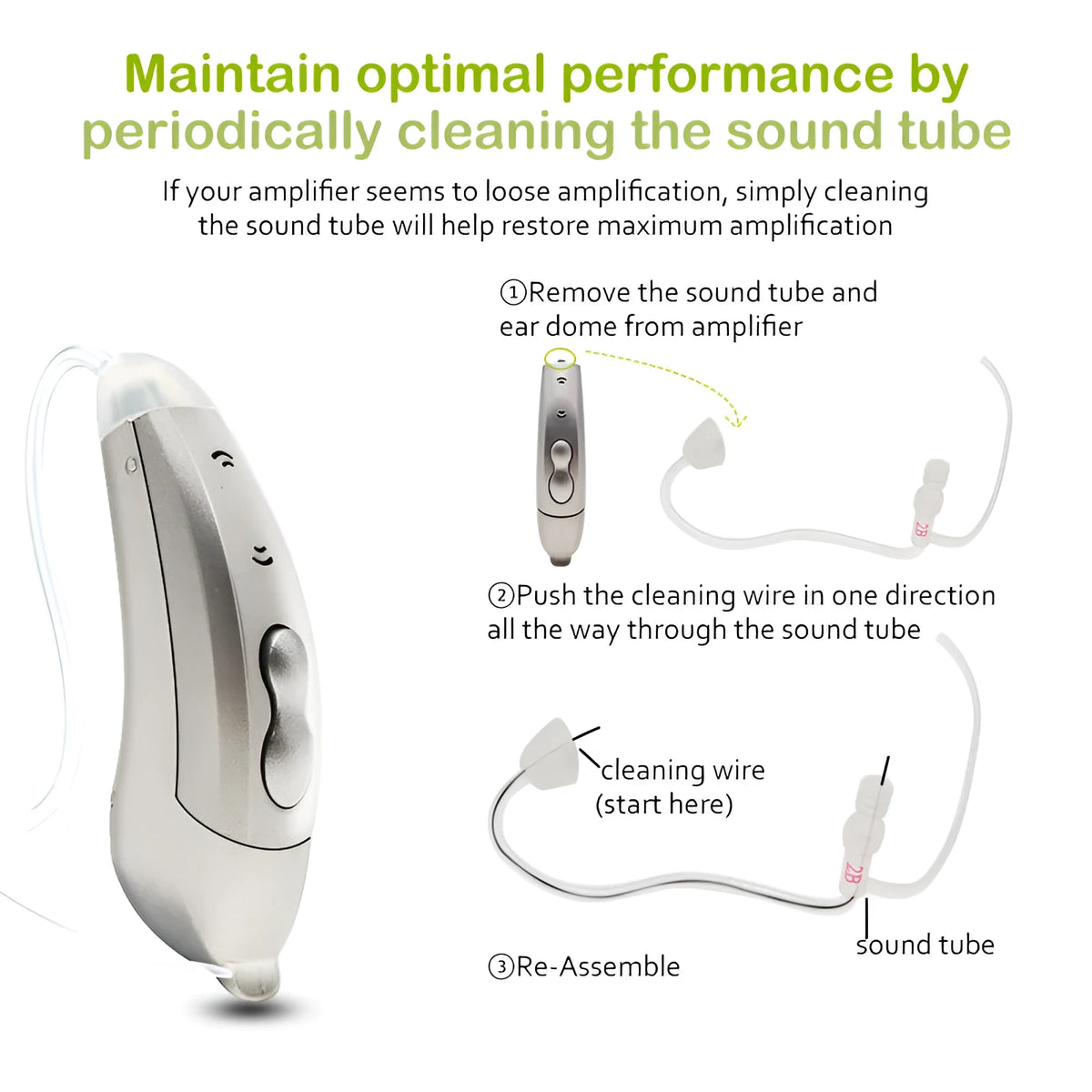 S601 wireless 6-channel sound amplifier, stealth ear-back design, left/right ear, three colours