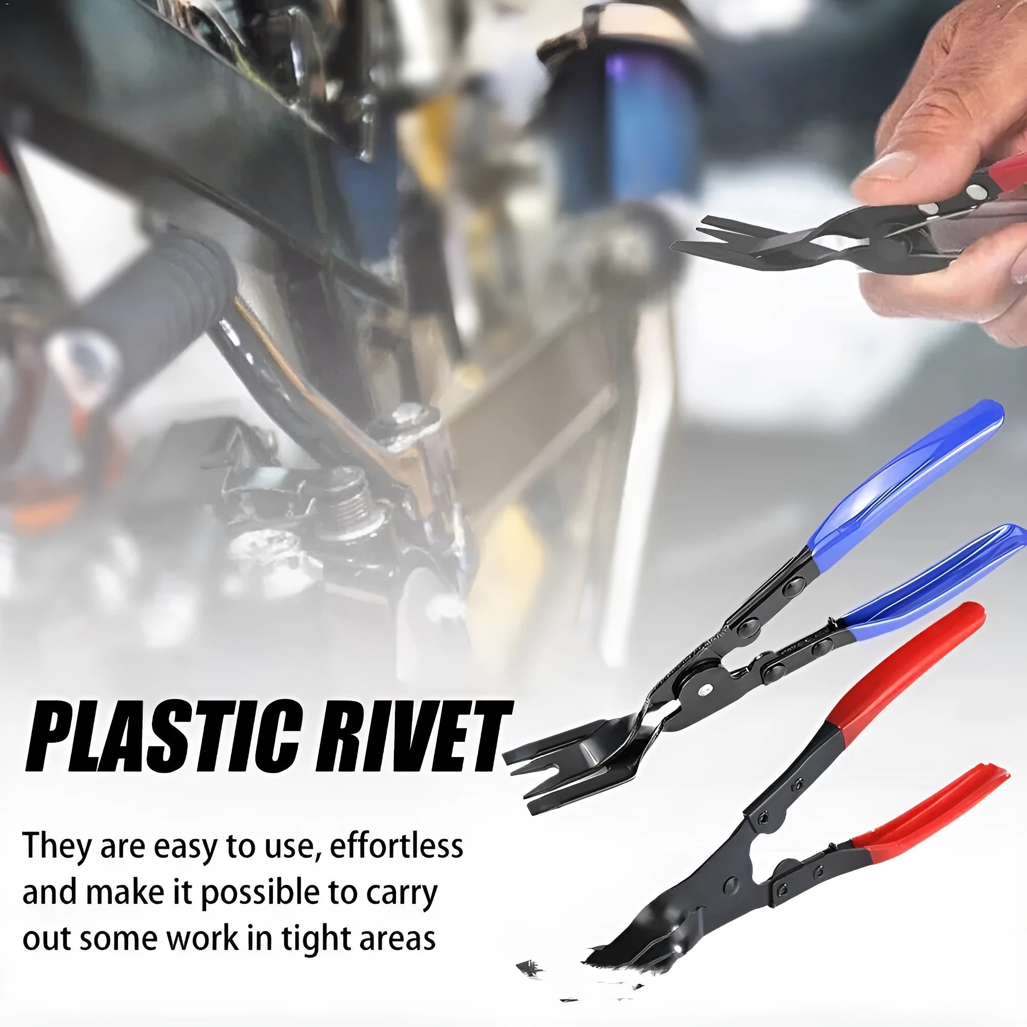 Blue steel car universal disassembly separator pliers repair tool with 235mm length