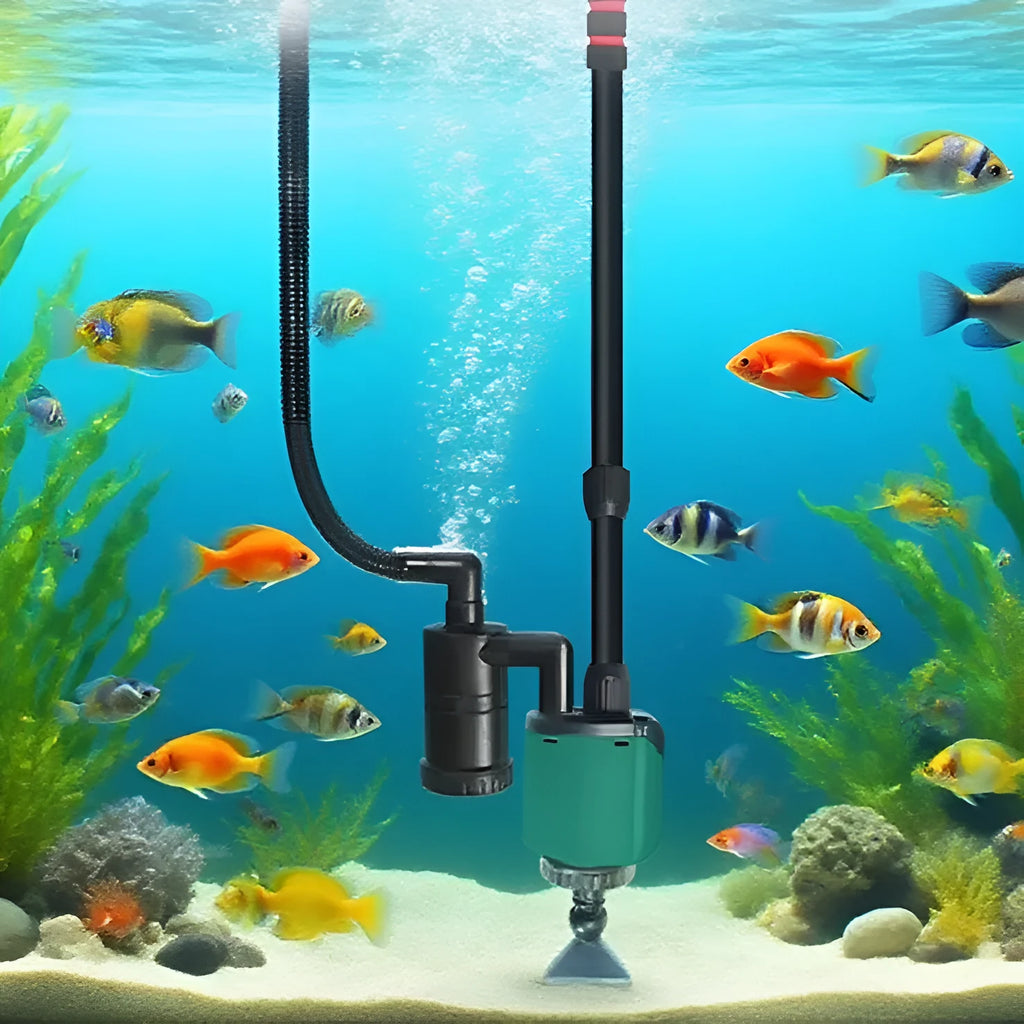 Electric fish tank water exchange manure suction pump, plastic, 30W 36W options