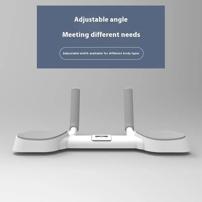 White flat support trainer with alloy aluminium tube construction and ABS connectors