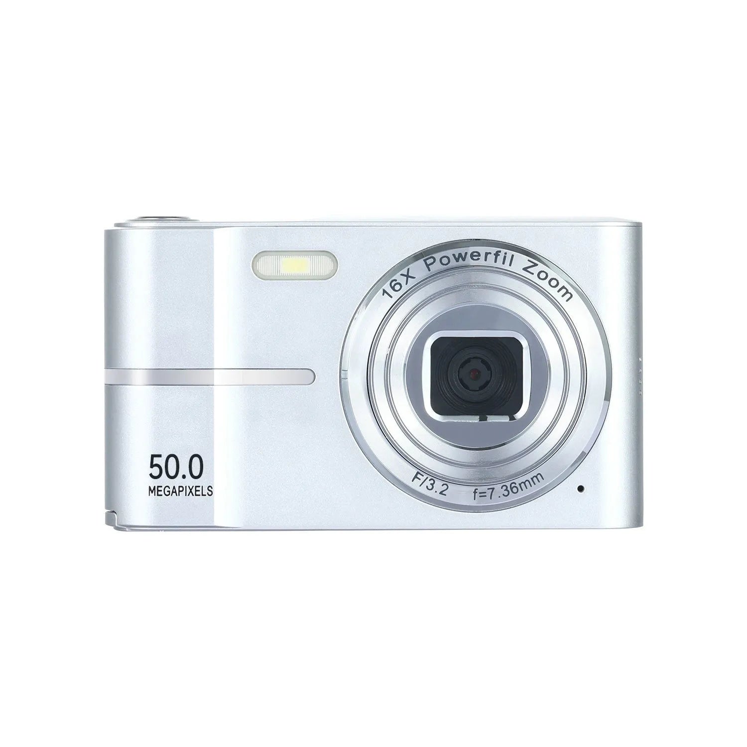 Compact HD 4K digital camera in black, green, pink, or white colours with full manual controls