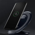 Qi wireless fast charging pad for Samsung Galaxy Note Edge in black or white finish