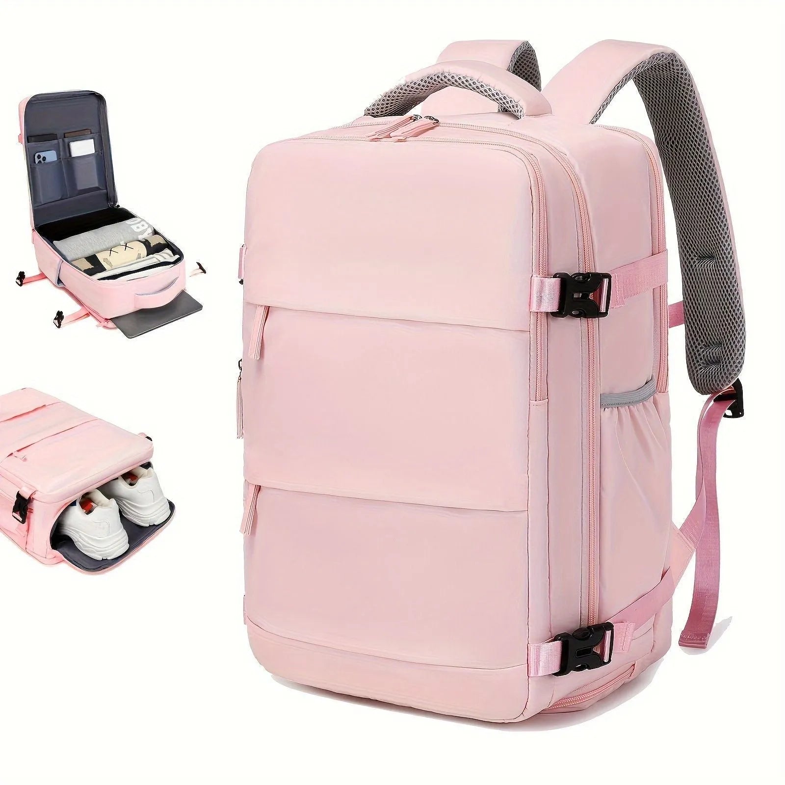 Men's multifunctional nylon luggage backpack in four colour options with 20-35 litre capacity