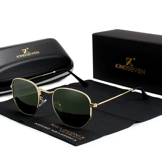 Classic round-frame retro sunglasses for men in multiple colour options
