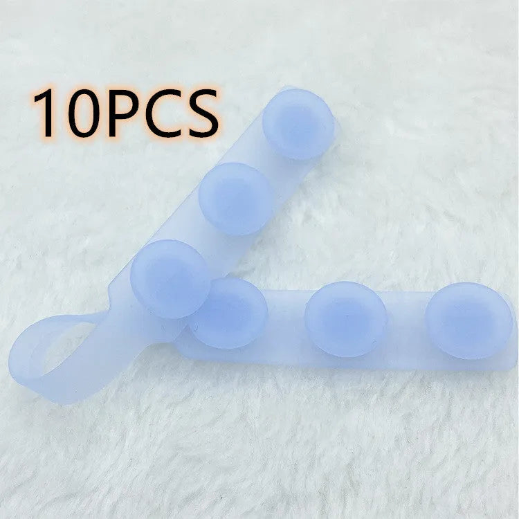 Silicone elastic cord extension strap for face masks, 1.5cm wide, in multiple colours.