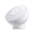 White PC shade bedside table lamp with human body induction technology and Bluetooth connectivity
