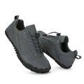 Men's genuine leather mountaineering training shoes in army green