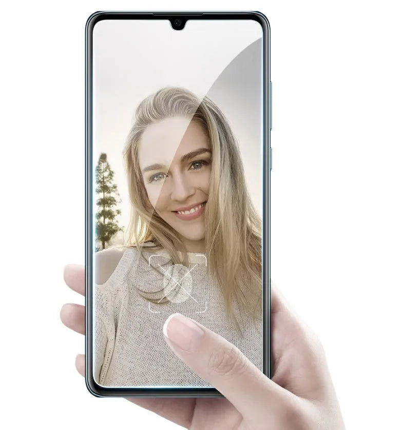 Tempered hydraulic TPU front film for Huawei phones with anti-reflective and automatic repair properties.