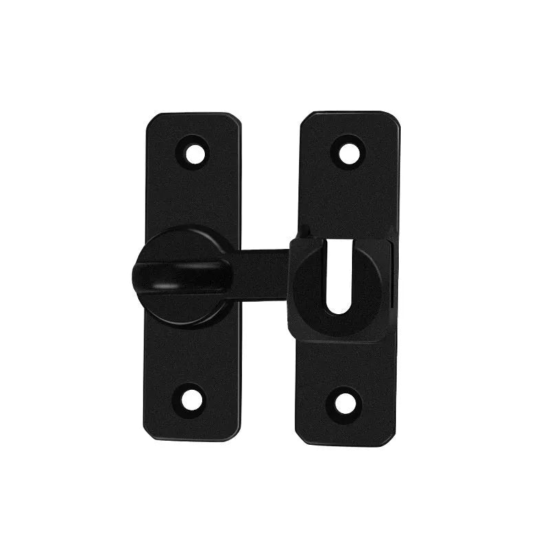 Aluminium alloy punch-free door latch in modern simplicity style with universal positioning