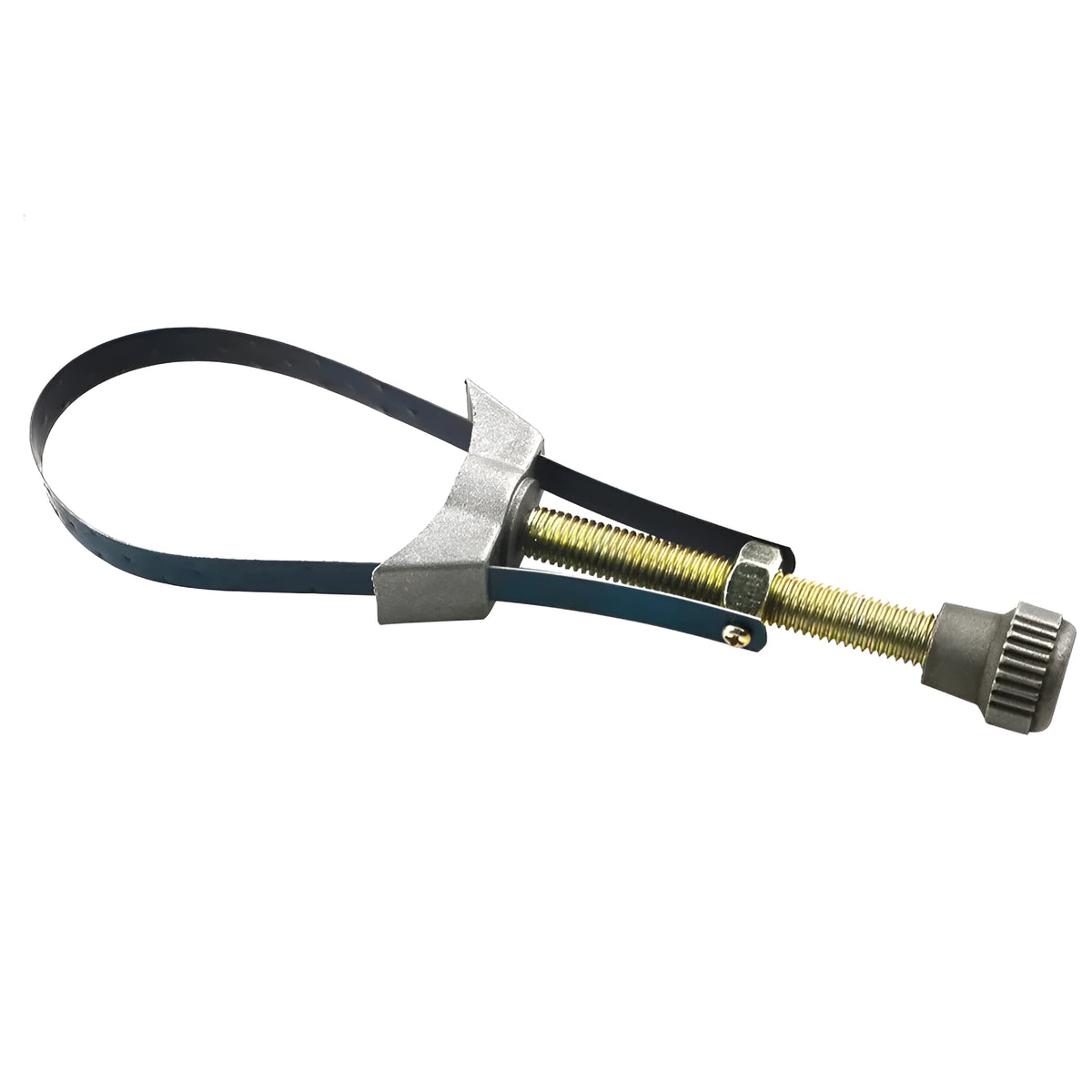 Silver single head hook wrench 12x25mm metric filter wrench in aluminium and iron, 150g
