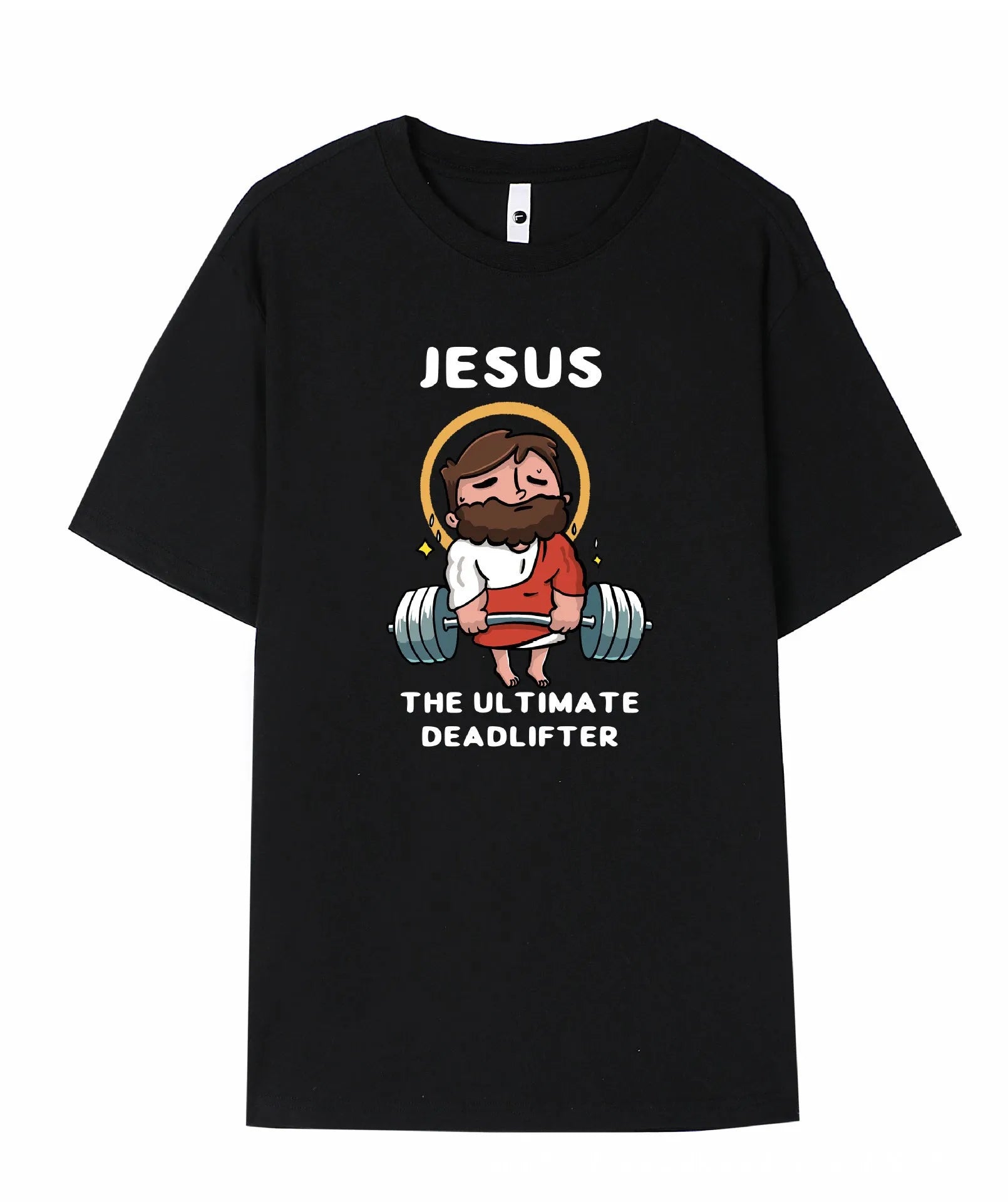 Men's customised summer t-shirt in pure cotton fabric showing short sleeve regular fit pullover style