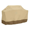 Beige polyester outdoor barbecue cover with a minimalist Nordic design, shown folded.