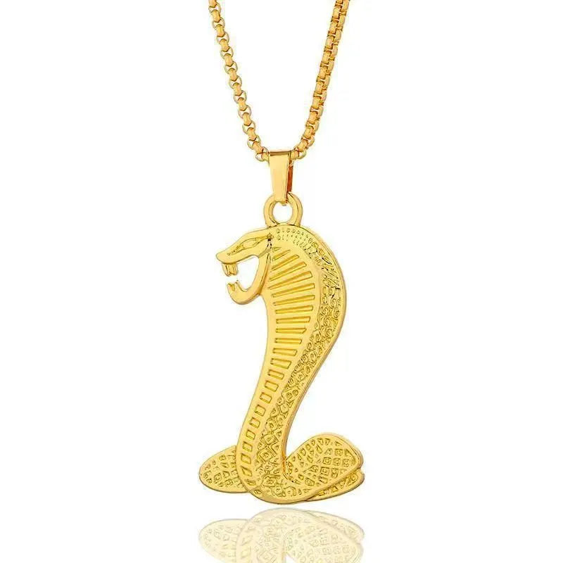 Geometric alloy women's necklace with cubic zirconia stones in 0349 gold colour