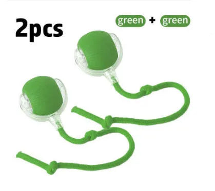 Self-hi funny cat rolling ball toy in silicone with grey green red colour options