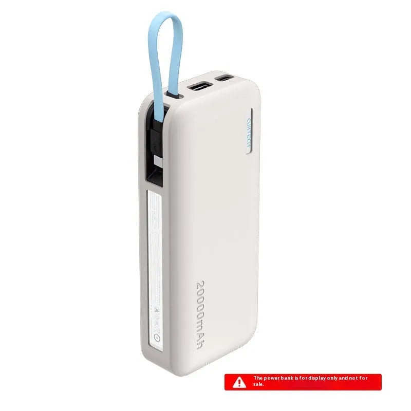 Gray silicone protective cover for cool CP25 20000mAh power bank on white background