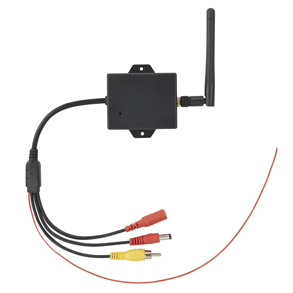 Wireless WiFi reversing camera AV to WiFi module for car rear view, 2400-2483MHz, 100m range, 30fps H.264