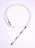 Silicone hookah pipe with aluminium mouthpiece in one of six colour options.