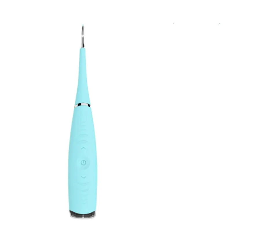 Electric teeth cleaner with ultrasonic tartar removal in black colour, IPX6 waterproof design for home use