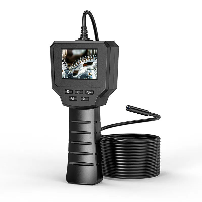 Waterproof HD inspection camera with 8mm diameter probe for auto repair and plumbing diagnostics