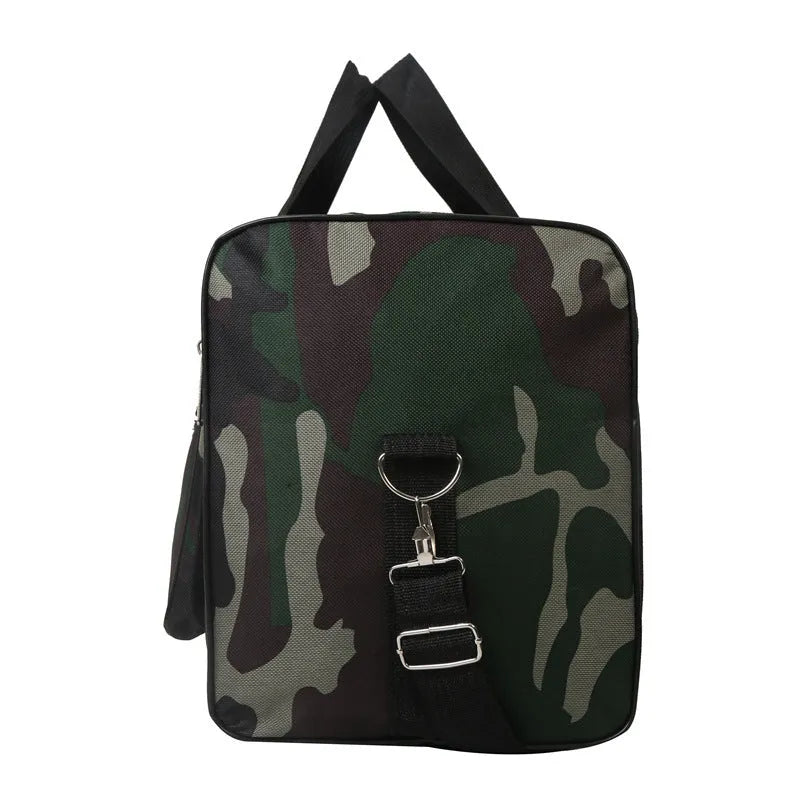Camouflage pattern waterproof luggage bag with 20L capacity for leisure travel