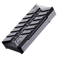 Metal semi-infinite push card fingertip gyro in Battlefield Gray, 50x28x12mm decompression toy with gift box