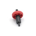 Red rubber alloy electric start motor starter adapter for power drill, dimensions 8.5 cm x 3.9 cm x 10.5 cm