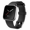 Fitbit Versa Lite replacement strap in TPE material showing multiple colour options.