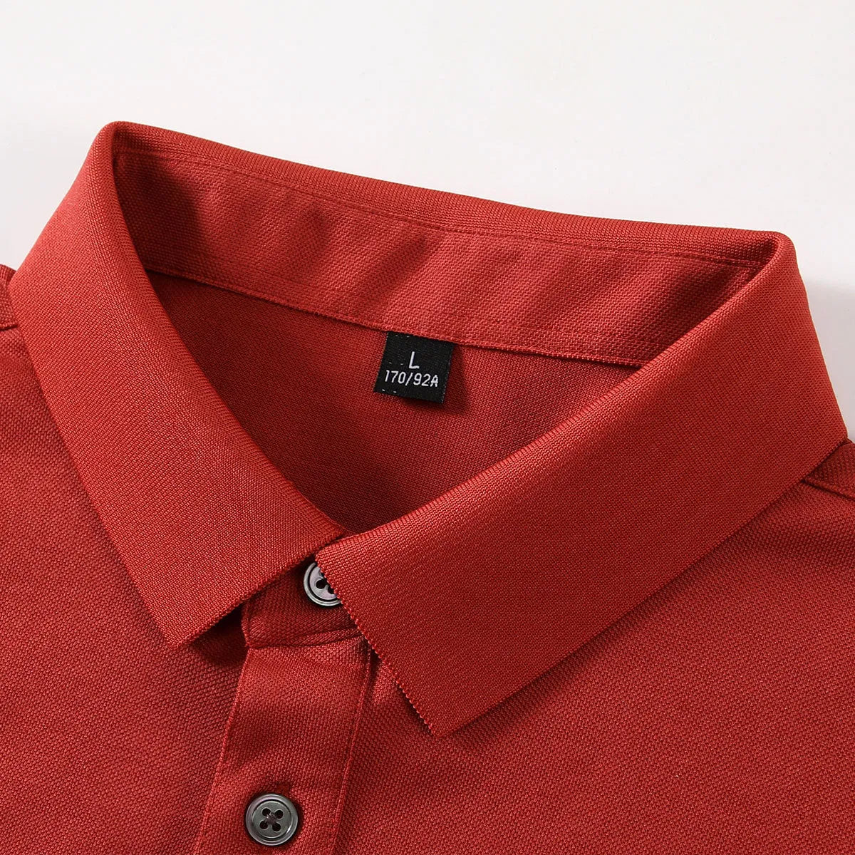 Pure cotton lapel short-sleeved T-shirt in mulberry silk cotton blend for business commute, available in multiple colours