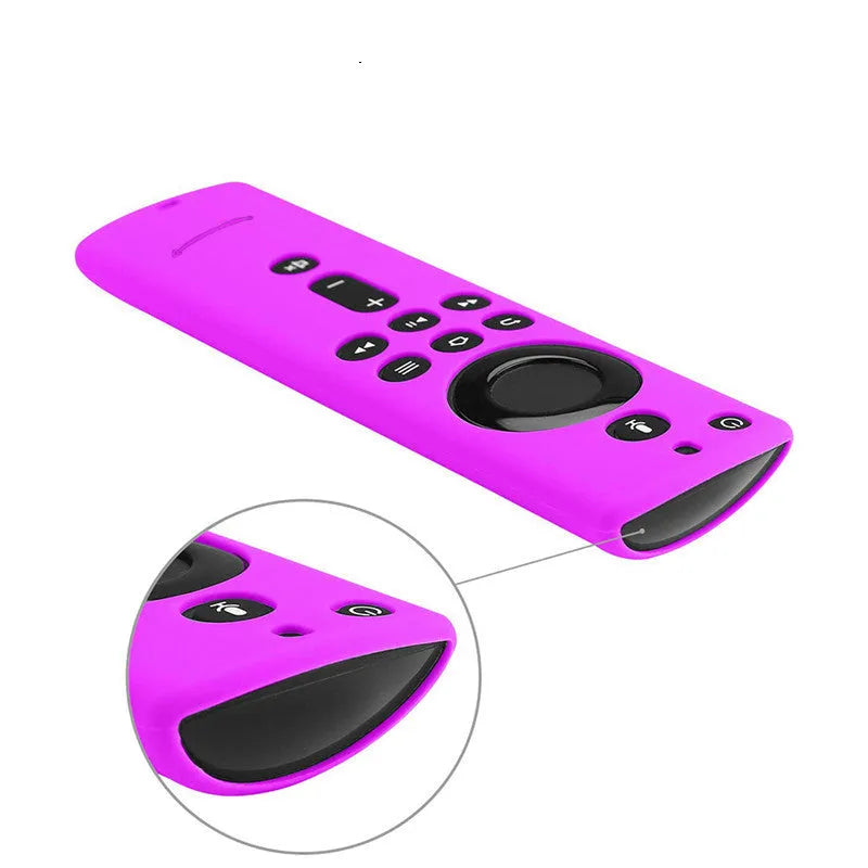 Black silicone protective case for Stick 4K remote media player 2 3