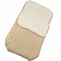 Winter baby stroller sleeping bag with lamb cashmere lining and cotton wool filling in envelope design
