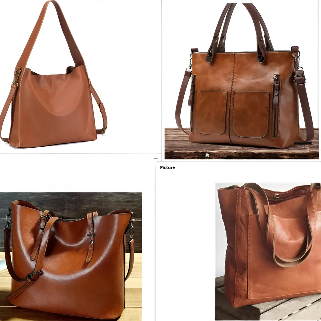 Cream polyester ladies shoulder bag with magnetic closure and zipped exterior pocket