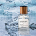Car mounted fragrance perfume 160ml glass round seat holder 120x60mm with Gardenia Jasmine Ocean scent options