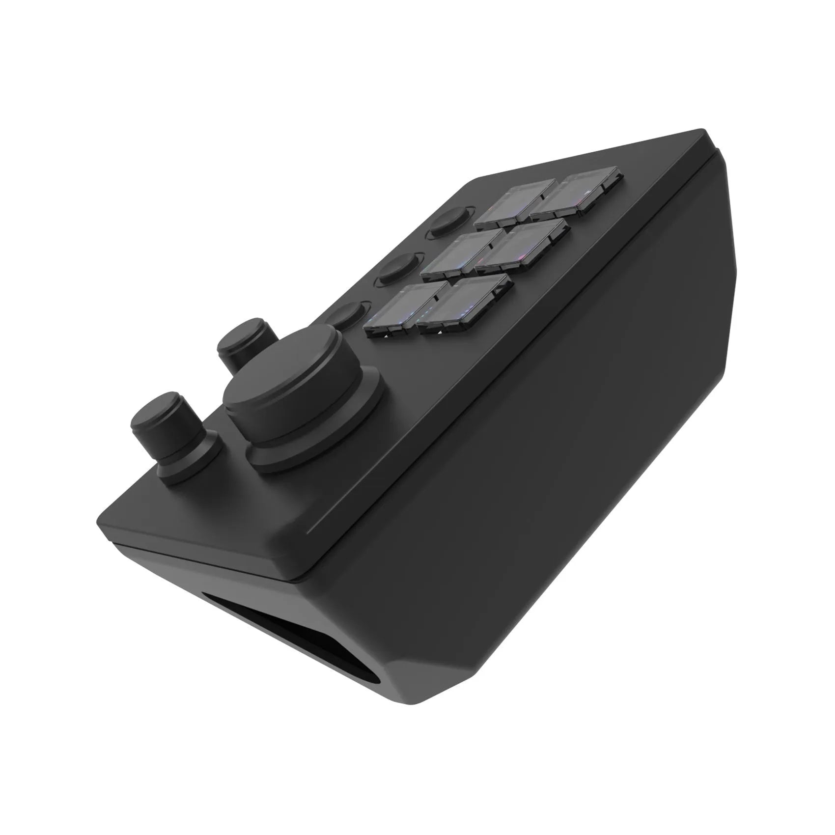 Visual Keyboard N3 silicone USB keypad in black and white with 2m cable and mounting bracket