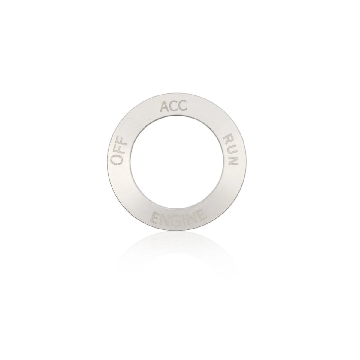 Aluminium alloy air conditioning knob decorative ring for 2015-2022 Dodge Challenger and Jeep Grand Cherokee
