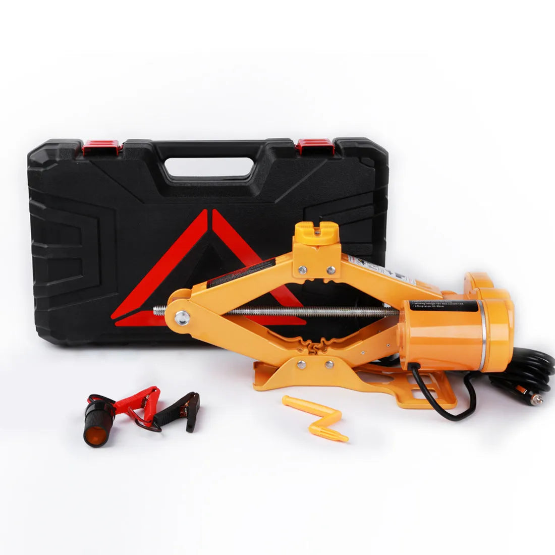 Vehicle electric jack kit with 2 tonne capacity and hydraulic lifting mechanism
