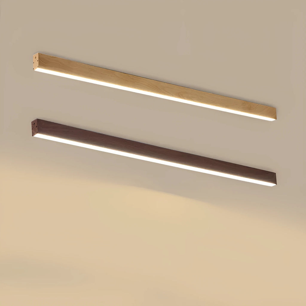 LED linear ceiling lamp iron acrylic shade corridor light remote control tri-colour dimming