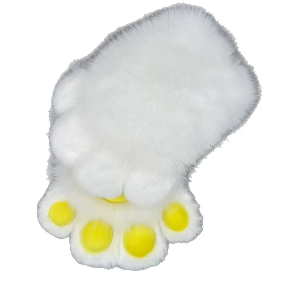 Colourful animal claw cosplay gloves in nylon material with free-size fit