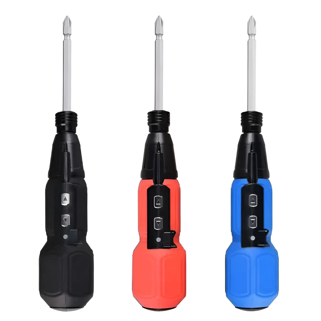 Black or blue alloy steel straight handle electric screwdriver with 36V lithium battery and 10Nm torque