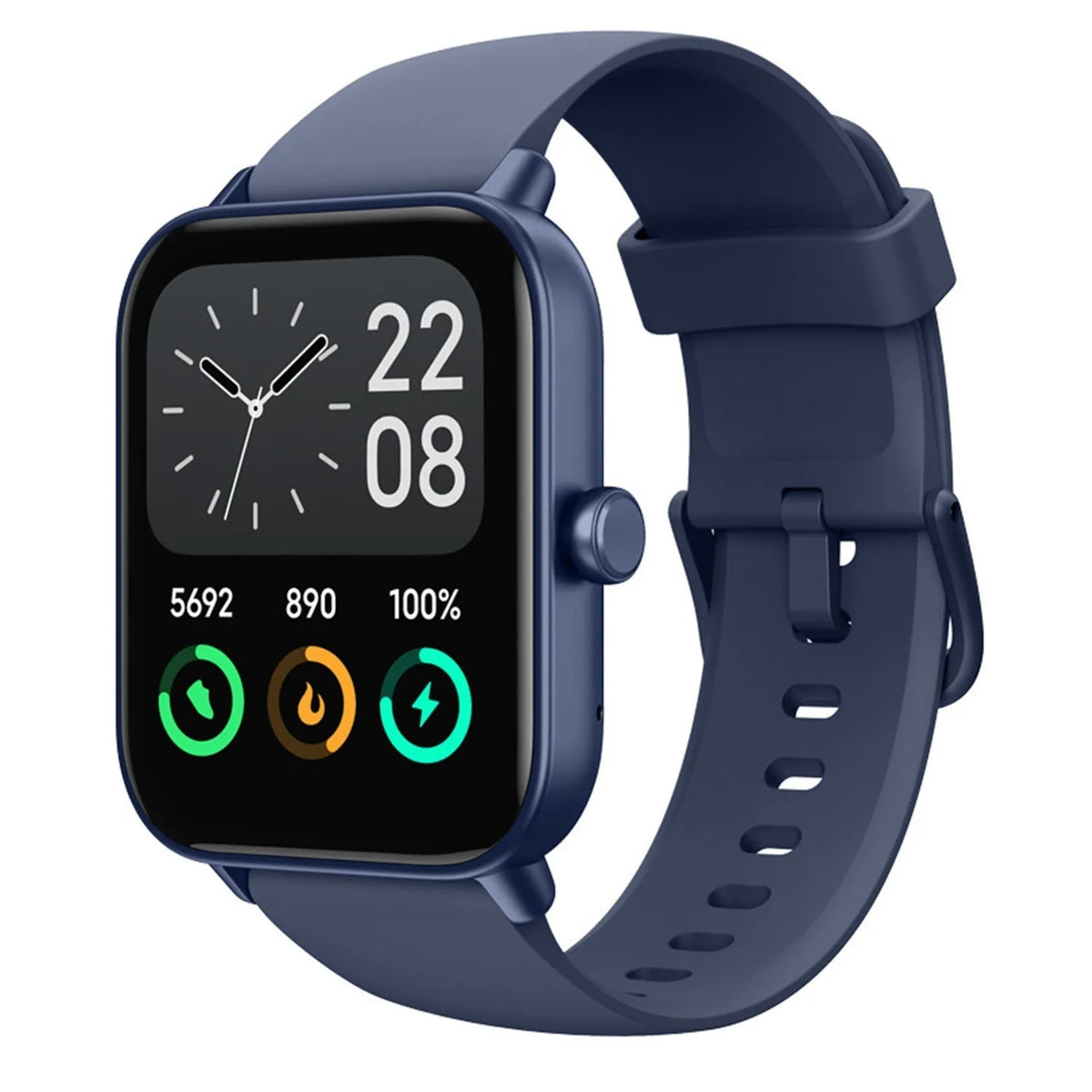 Multi functional sports smartwatch in pink or black with heart rate monitoring, Bluetooth calling, and 7-14 day battery life