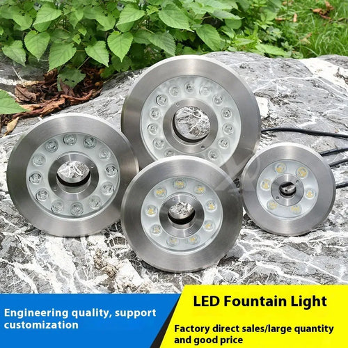 Aluminium alloy waterproof garden lamp for outdoor courtyard and square lighting with RGB and white light options