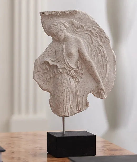 Italian-style wine goddess ornament resin sculpture 35cm tall decorative figure