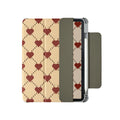 Magnetic polyurethane protective shell for 10.9-inch iPad Air 5 and iPad Air 4 tablets on a metal surface.