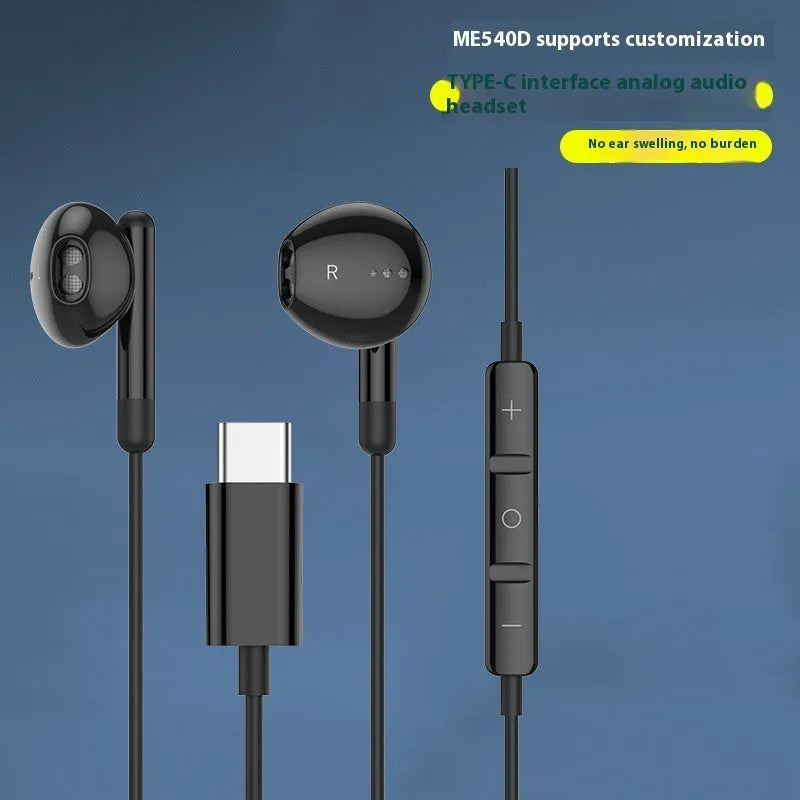Creative semi in ear 3.5mm wired earphones with microphone and ABS housing in white