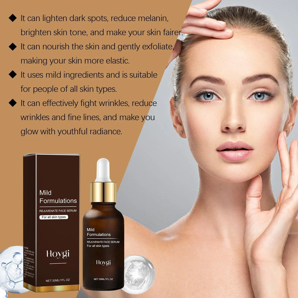 30ml bottle of facial skin care essence with arbutin and hyaluronic acid