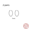 S925 sterling silver twist ring earrings in gold or white gold finish, available in 6mm 7mm 8mm 13mm sizes